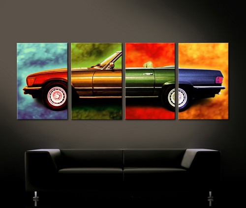 Mercedes w107 canvas - mercedes,