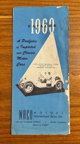 Vintage waco motors catalog - motors,