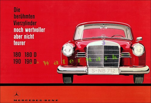 Mercedes benz cylinder - mercedes, 1961