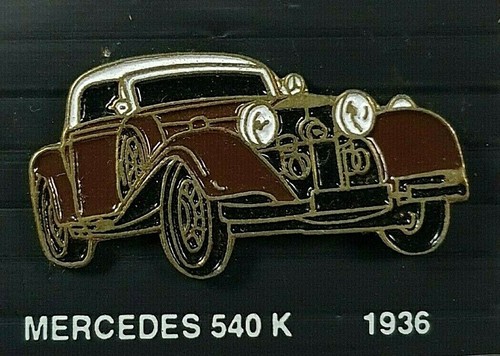 1936 mercedes 540k enamel - mercedes,