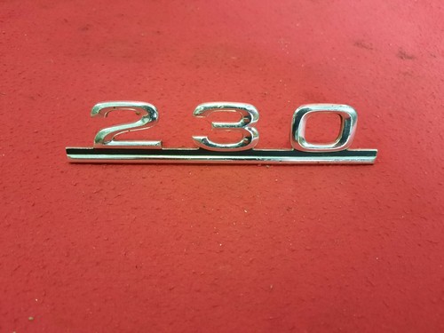 Mercedes benz 230 lettering - mercedes,