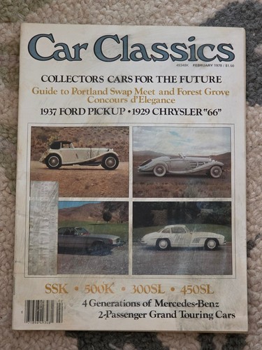 Vintage car classics magazine - vintage,