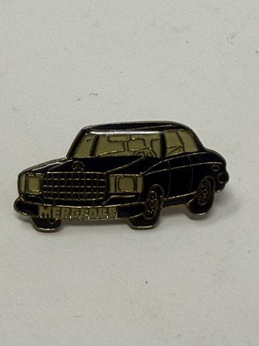 Vintage mercedes car enamel - mercedes,