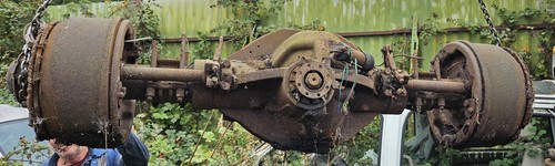 Vintage mercedes truck rear - mercedes,
