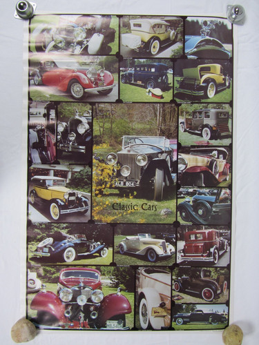 Classic cars poster 1983 - classic,