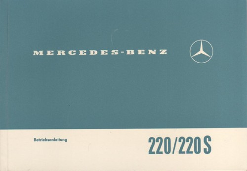 Mercedes 111 220 s - mercedes, w