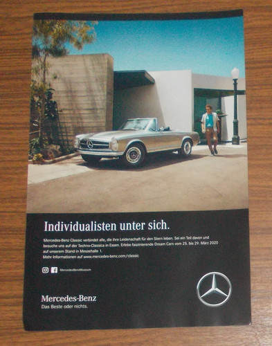 Rare advertising mercedes - rare,