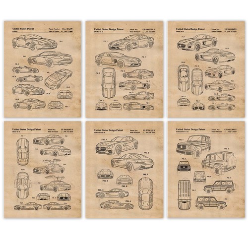 Classic benz auto patent - classic,
