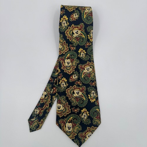 Mickey mouse necktie men blue - men,
