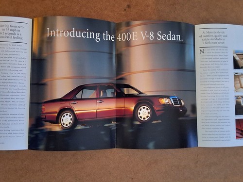 Vintage mercedes benz 400e 8 - mercedes-benz, v-8