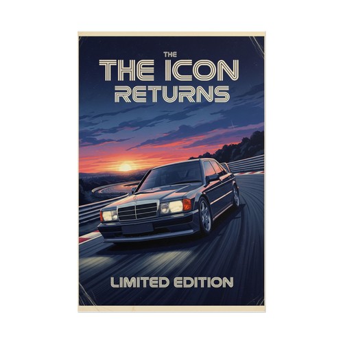 Mercedes 190e evo poster - 190e,