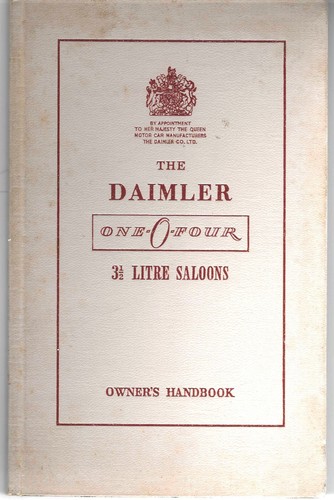 The daimler one four saloon - the,